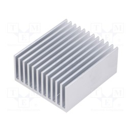 1 pcs x FISCHER ELEKTRONIK - SK 626 50 AL - Heatsink: extruded, grilled, natural, L: 50mm, W: 45mm, H: 22mm, raw