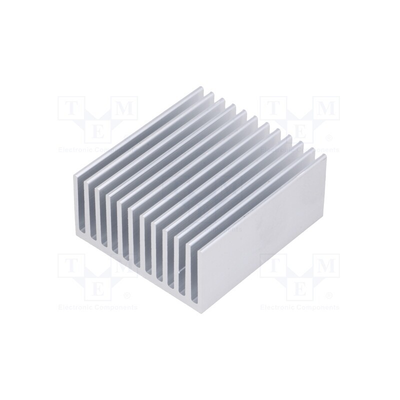 1 pcs x FISCHER ELEKTRONIK - SK 626 50 AL - Heatsink: extruded, grilled, natural, L: 50mm, W: 45mm, H: 22mm, raw