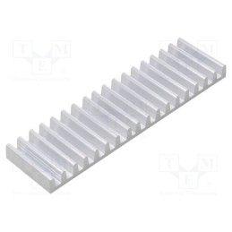 1 pcs x FISCHER ELEKTRONIK - SK 695 37,5 AL - Heatsink: extruded, L: 37.5mm, W: 140mm, H: 10mm, aluminium, raw