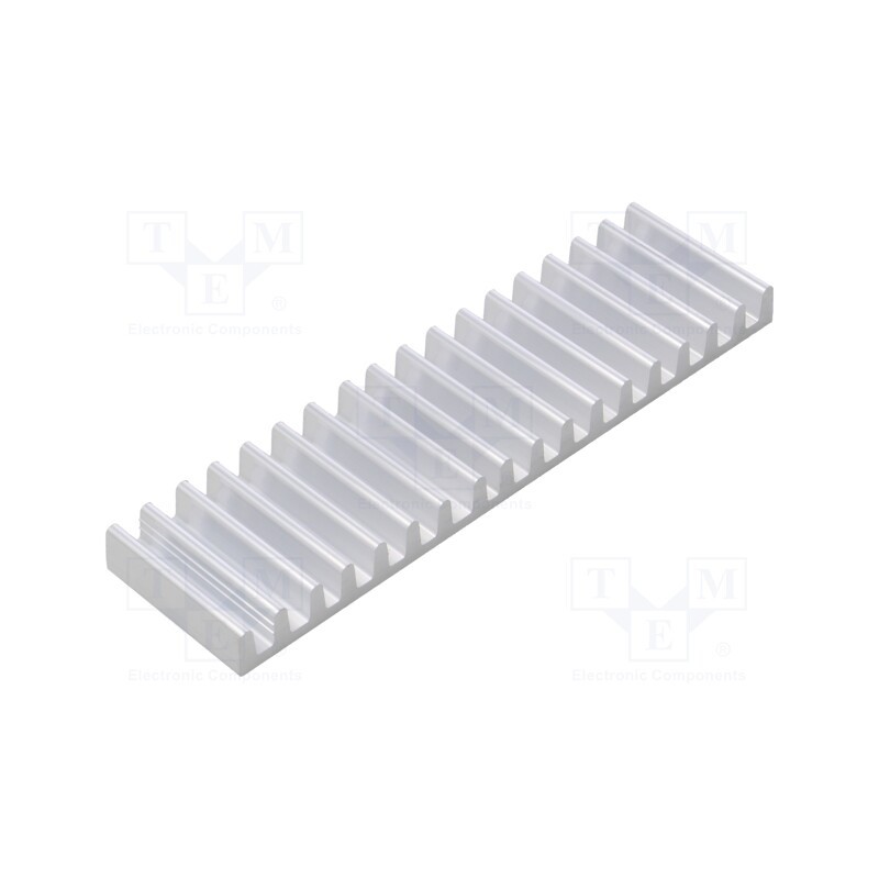 1 pcs x FISCHER ELEKTRONIK - SK 695 37,5 AL - Heatsink: extruded, L: 37.5mm, W: 140mm, H: 10mm, aluminium, raw