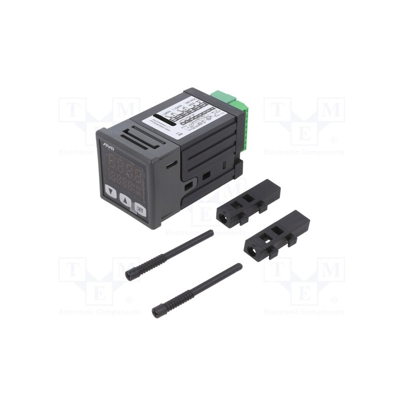 1 pcs x APAR - AR602.B/P/P/WA/RJ45 - Module: regulator, temperature, SPST-NO, OUT 2: SPST-NO, on panel