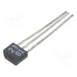 1 pcs x NTE Electronics - NTE2361 - Transistor: NPN, bipolar, 50V, 0.5A, 0.3W, TO92