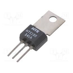 1 pcs x NTE Electronics - NTE186 - Transistor: NPN, bipolar, 60V, 3A, 12.5W, TO202-3