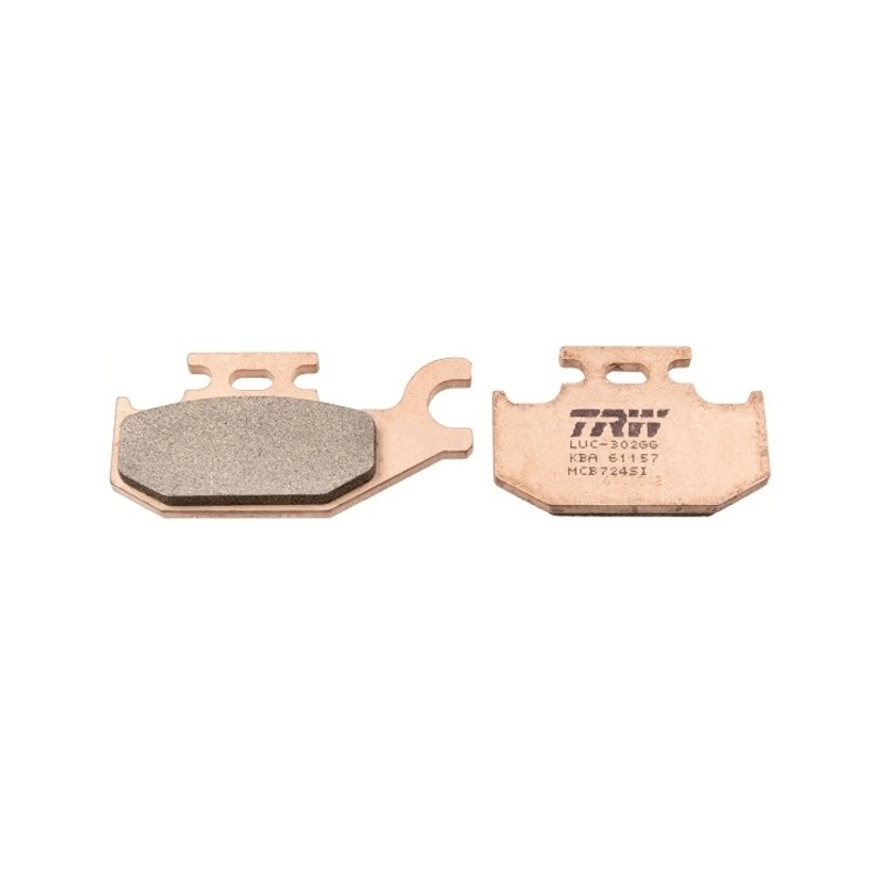 Brake pads front rear trw mcb724si