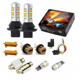 2in1 daytime running lights turn signals 82 x LED w21w