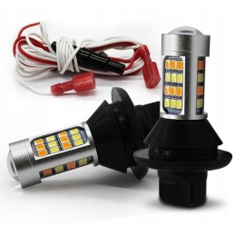2in1 daytime running lights turn signals 82 x LED w21w