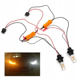 2in1 daytime running lights turn signals 82 x LED w21w
