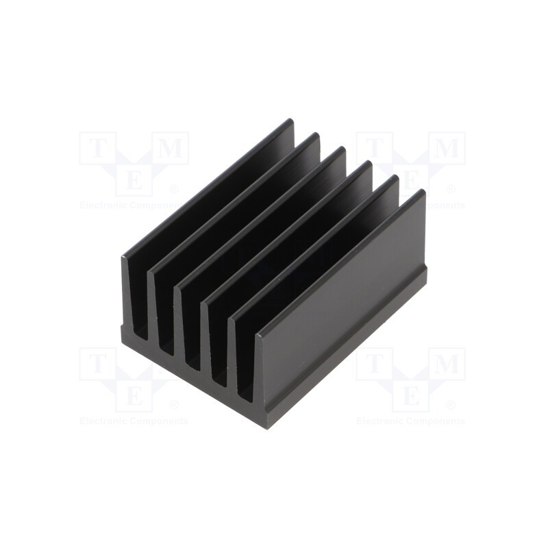 1 pcs x FISCHER ELEKTRONIK - SK 657 50 SA - Heatsink: extruded, grilled, black, L: 50mm, W: 36.8mm, H: 25mm