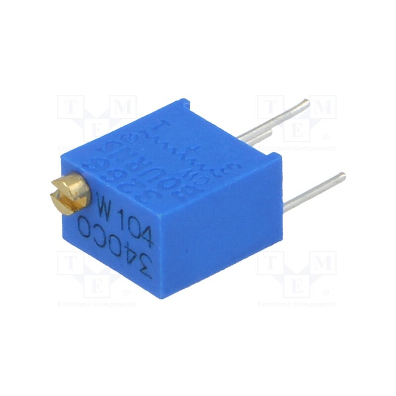 1 pcs x BOURNS - 3266W-1-202LF - Potentiometer: mounting, multiturn, 2kΩ, 250mW, ±10%, linear, THT