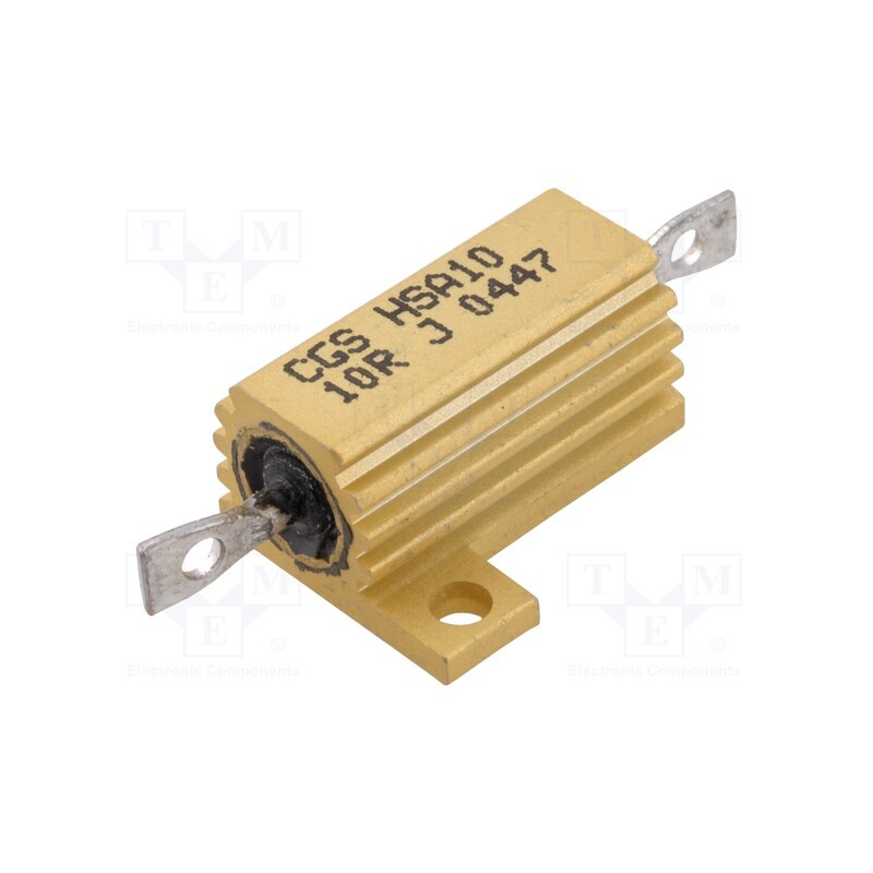 1 pcs x TE Connectivity - 0-1625966-4 - Resistor: wire-wound, with heatsink, screw, 10Ω, 16W, ±5%, 50ppm/°C