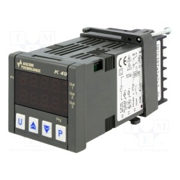 1 pcs x ASCON TECNOLOGIC - K49-LCRR - Module: regulator, temperature, SPST-NO, OUT 2: SPST-NO, on panel