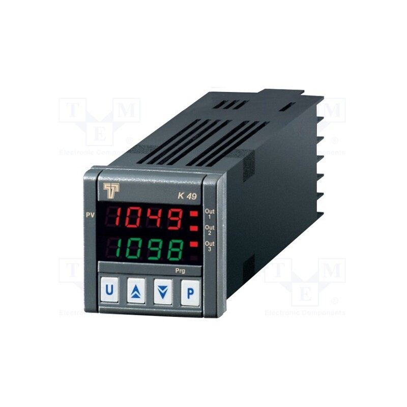 1 pcs x ASCON TECNOLOGIC - K49T-HCRR - Module: regulator, temperature, SPST-NO, OUT 2: SPST-NO, on panel