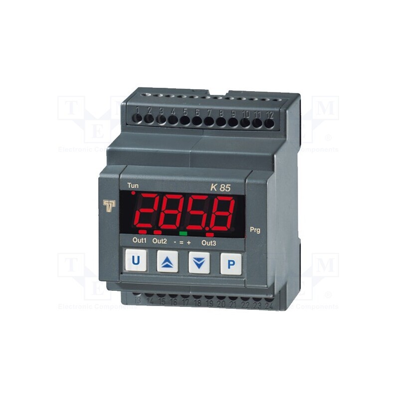 1 pcs x ASCON TECNOLOGIC - K85P-LCRR - Module: regulator, temperature, SPDT, OUT 2: SPDT, OUT 1: 250VAC/8A