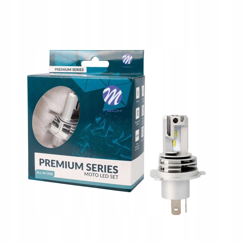 LED bulb H4 M Tech 1 pc for quad motorcycle