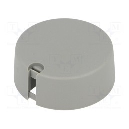 1 pcs x OKW - A1040638 - Knob, with pointer, plastic, Øshaft: 6.35mm, Ø40x16mm, grey, A10
