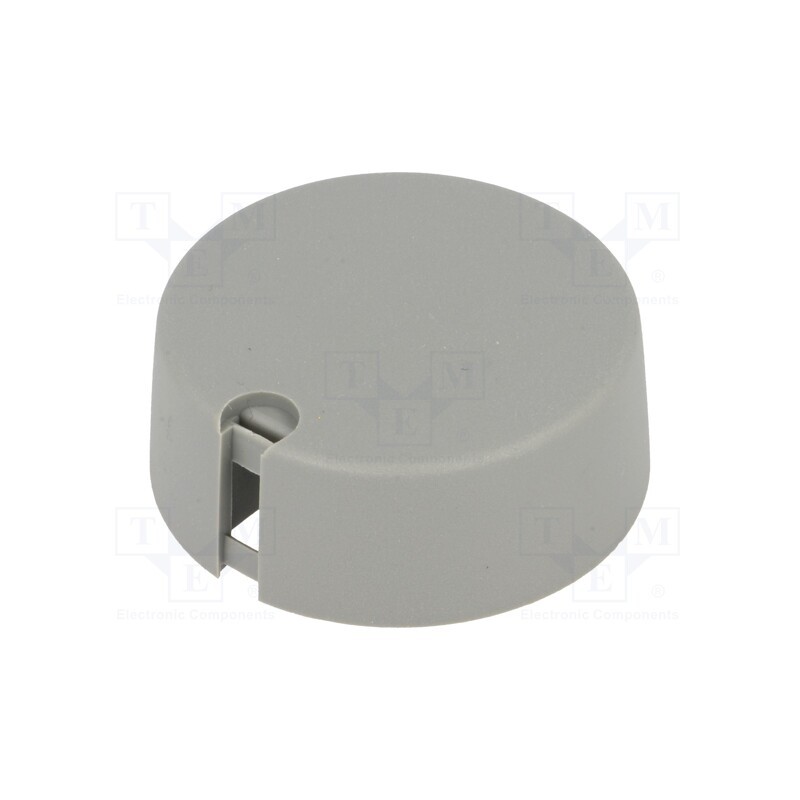 1 pcs x OKW - A1040638 - Knob, with pointer, plastic, Øshaft: 6.35mm, Ø40x16mm, grey, A10