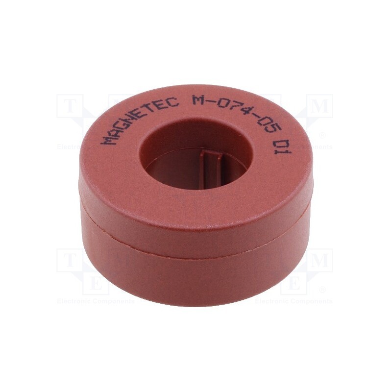 1 pcs x MAGNETEC - M-074 - Ferrite: toroidal, L: 12.8mm, Øint: 13mm, Øout: 28.2mm, 40uH