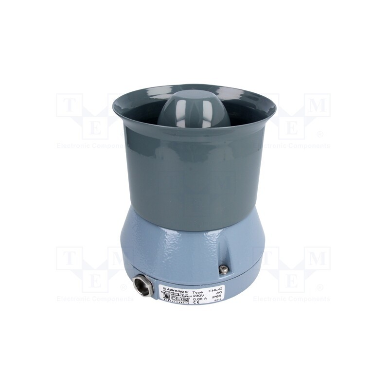 1 pcs x AUER SIGNAL - 730010313 - Signaller: sound, siren, 230/240VAC, 110dB, EHL-D, IP66, 60mA