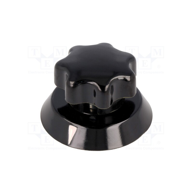 1 pcs x OKW - A1342660 - Knob, with pointer, thermoplastic, Øshaft: 6mm, Ø31x25mm, black