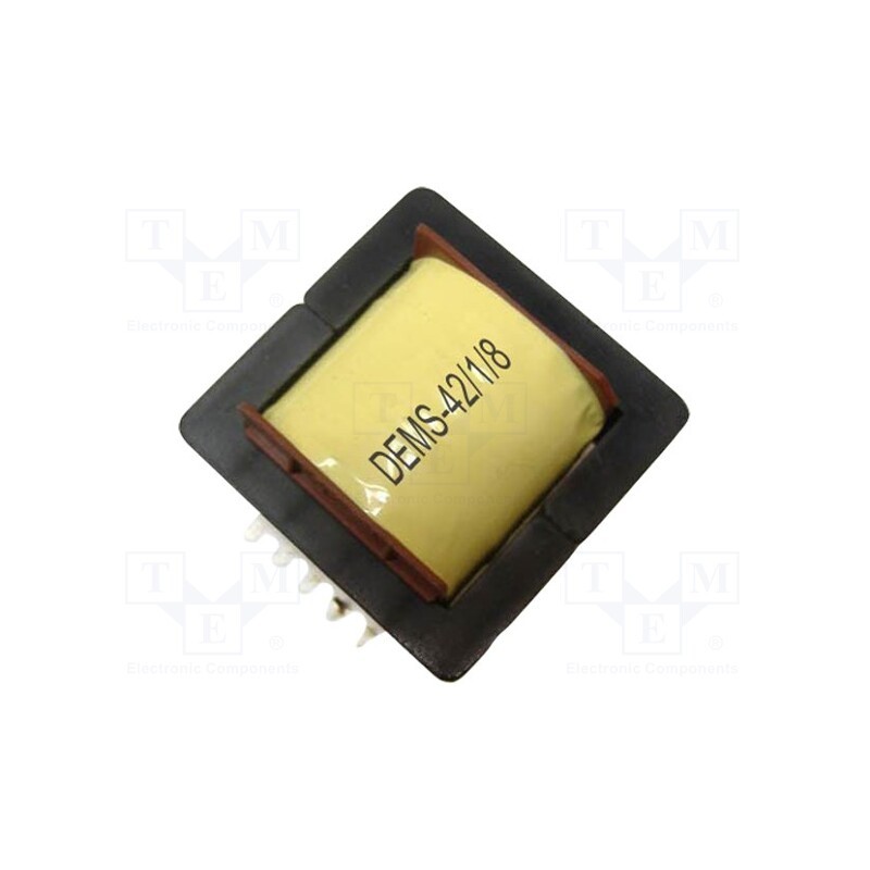 1 pcs x FERYSTER - DEMS-42/1.0/8 - Inductor: wire, THT, 1000uH, 8A, 155mΩ, 43x43x36mm, horizontal