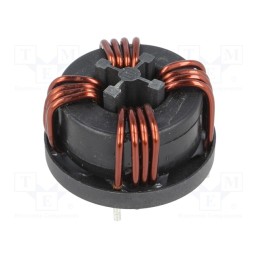 1 pcs x SCHURTER - 3-108-430 - Inductor: wire with current compensation, THT, 1.35mH, 1.12mΩ