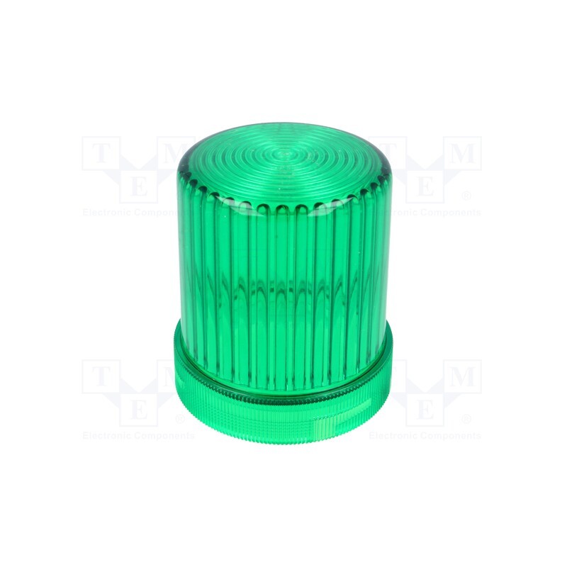 1 pcs x AUER SIGNAL - 820006900 - Cloche, flashing light,continuous light, green, WLK, IP65