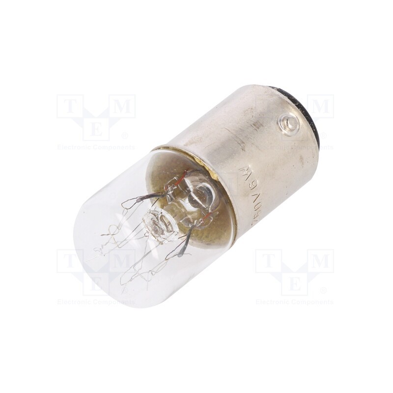 1 pcs x AUER SIGNAL - 890010913 - Signallers accessories: bulb, BA15D, 230VAC, 6W