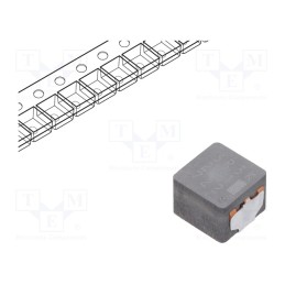 1 pcs x PANASONIC - ETQP4M3R3KFN - Inductor: wire, SMD, 3.3uH, 9.2A, 14.41mΩ, ±20%, 4.8x6x6.4mm, ETQP4M