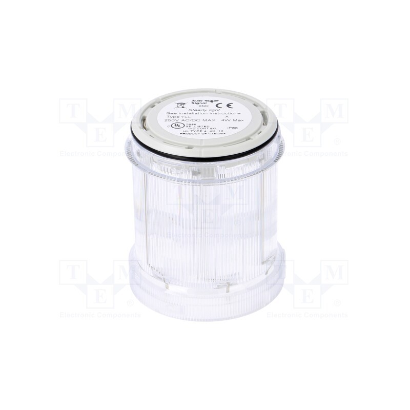 1 pcs x AUER SIGNAL - 901004900 - Signaller: lighting, bulb BA15D, transparent, 12÷250VDC, IP66
