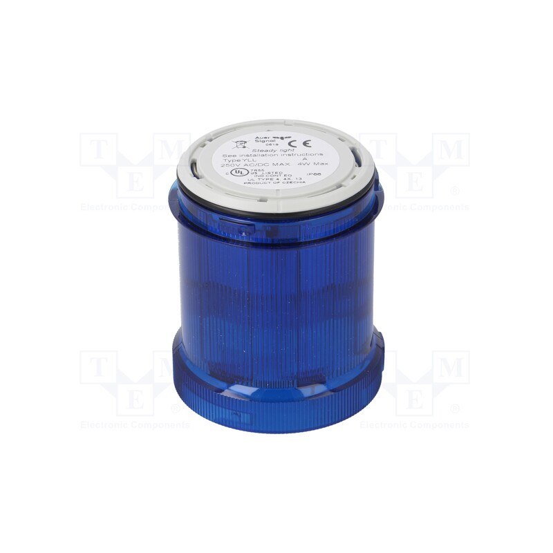 1 pcs x AUER SIGNAL - 901005900 - Signaller: lighting, bulb BA15D, blue, 12÷250VDC, 12÷250VAC, IP66