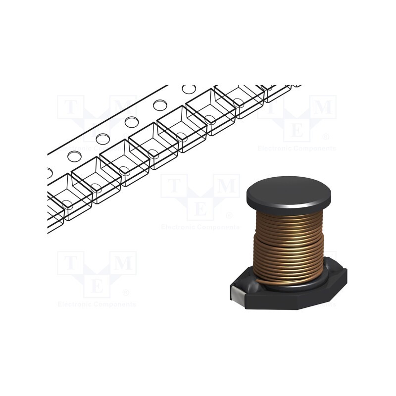 1 pcs x FASTRON - PISNHV-103M-04 - Inductor: ferrite, SMD, 10mH, 240mA, 18.77Ω, ±20%, 13x9.55x11.5mm