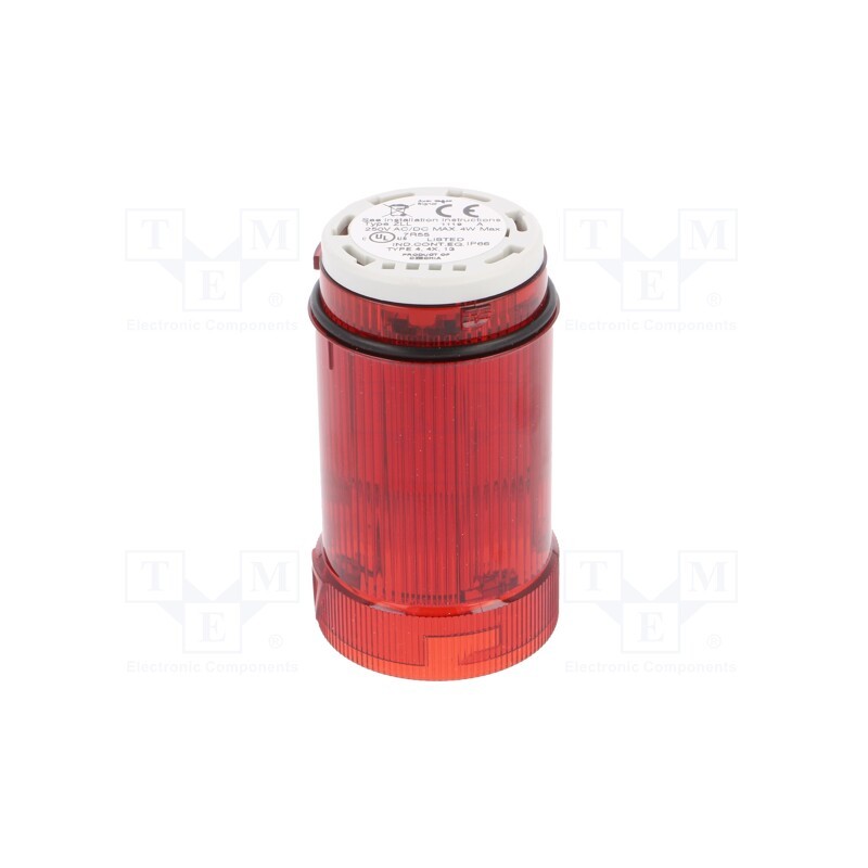 1 pcs x AUER SIGNAL - 902002900 - Signaller: lighting, bulb BA15D, red, 12÷250VDC, 12÷250VAC, IP66