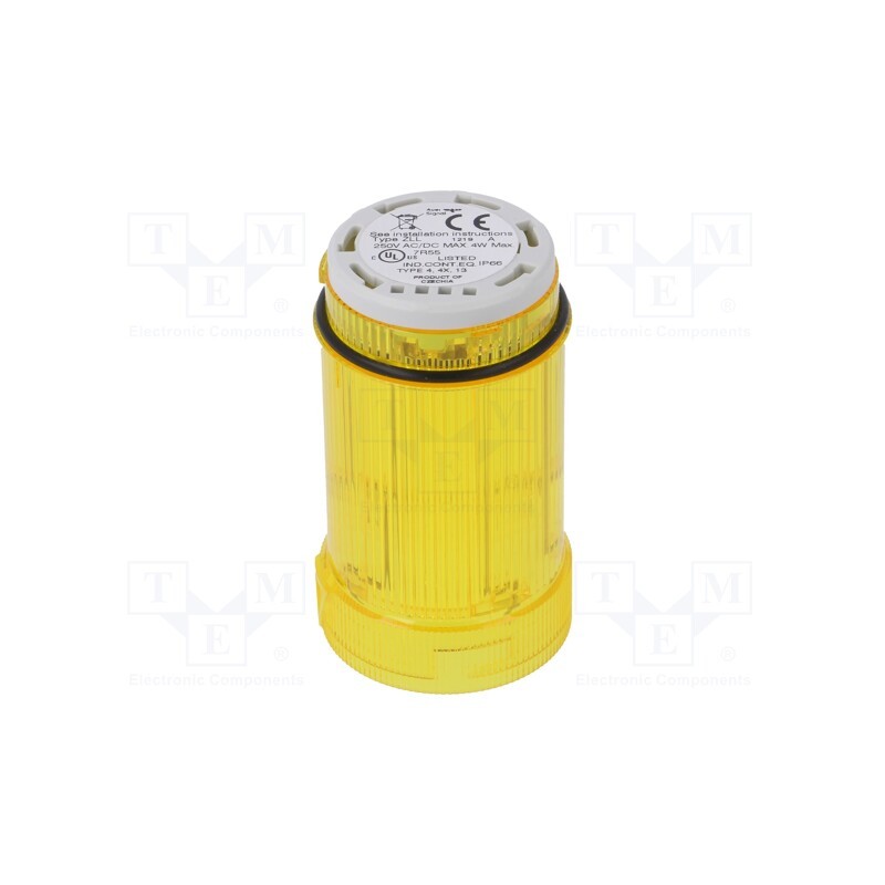 1 pcs x AUER SIGNAL - 902007900 - Signaller: lighting, bulb BA15D, yellow, 12÷250VDC, 12÷250VAC