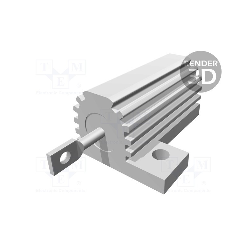 1 pcs x TE Connectivity - 6-1625971-2 - Resistor: wire-wound, with heatsink, screw, 68Ω, 25W, ±5%, 50ppm/°C