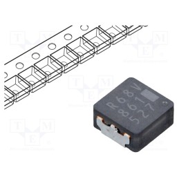 1 pcs x PANASONIC - ETQP3MR68KVN - Inductor: wire, SMD, 680nH, 10.8A, 5.2mΩ, ±20%, 6.4x6x3mm, -40÷150°C