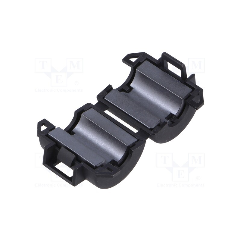 1 pcs x RICHCO - RRC-16-8-16-M - Ferrite: two-piece, on round cable, Ø: 8mm, 75Ω, A: 19.2mm, B: 23.4mm