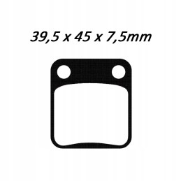 Front pads yamaha yfm 350 400 450 wolverine bear