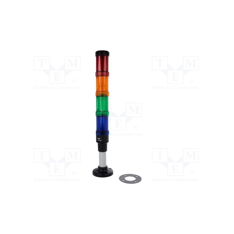 1 pcs x AUER SIGNAL - ECO40-Q05 - Signaller: signalling column, LED, red/orange/green/blue, 24VDC