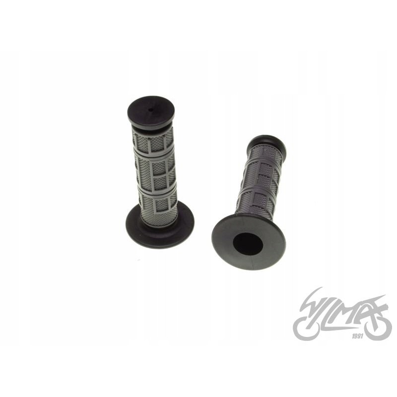 Black and gray steering wheel rubber