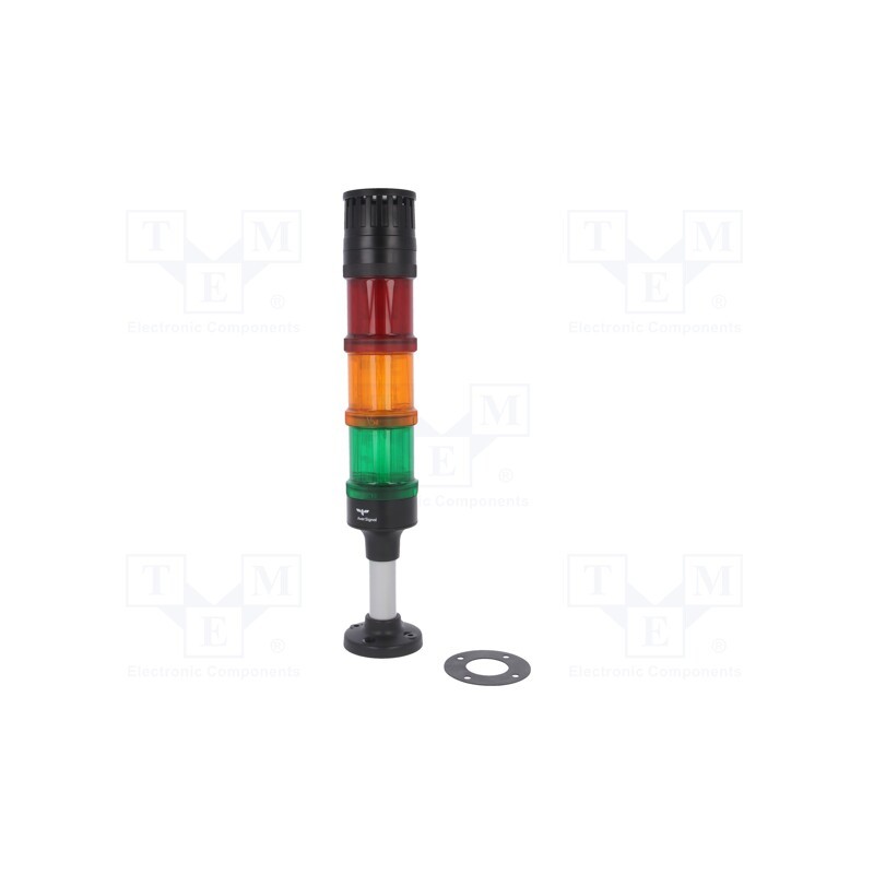 1 pcs x AUER SIGNAL - ECO60-Q31 - Signaller: signalling column, LED, red/orange/green, 24VDC, 24VAC