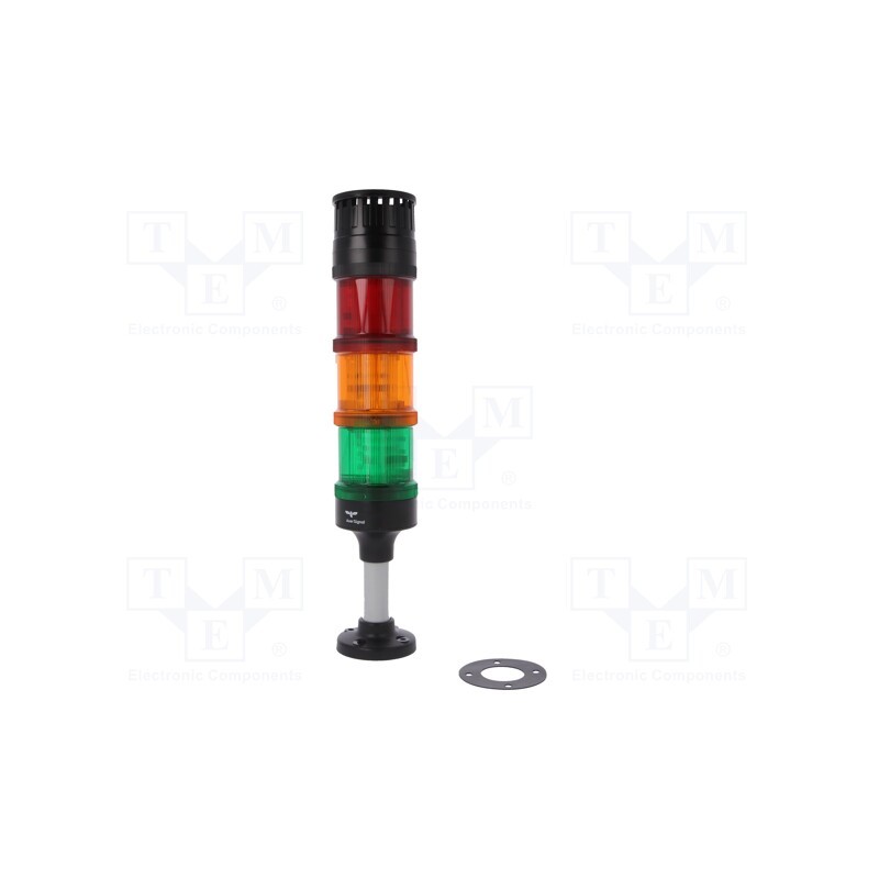 1 pcs x AUER SIGNAL - ECO70-Q81 - Signaller: signalling column, LED, red/orange/green, 230VAC, IP66