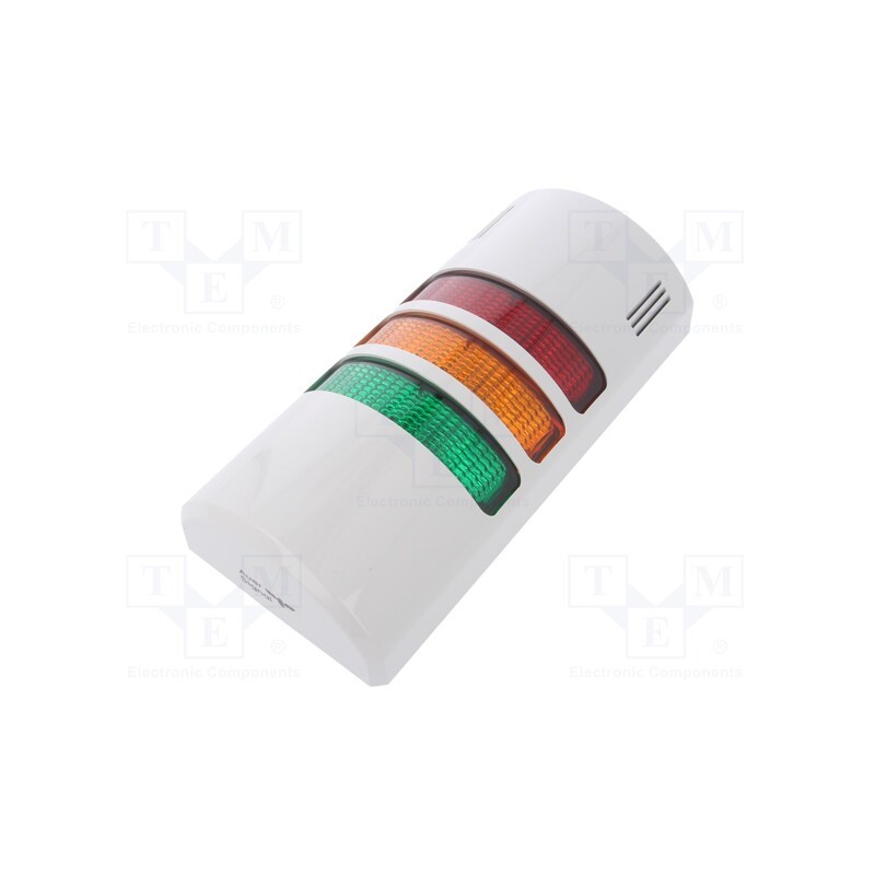 1 pcs x AUER SIGNAL - HD90-Q01 - Signaller: signalling column, LED, red/orange/green, 24VDC, 24VAC