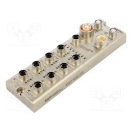 1 pcs x AUTONICS - ADIO-EC-MA08AP-ILM - Distribution box, M12, socket, -5÷70°C, IP67, 24VDC, IN: 16, OUT: 8