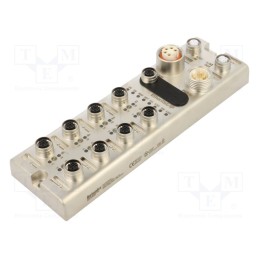 1 pcs x AUTONICS - ADIO-EI-MA08AP-ILM - Distribution box, M12, socket, -5÷70°C, IP67, 24VDC, IN: 16, OUT: 8