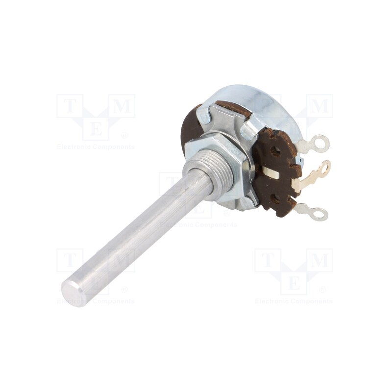 1 pcs x AB Elektronik - 3104600542 - Potentiometer: shaft, single turn, 2.5Ω, 4W, ±20%, 6mm, wirewound