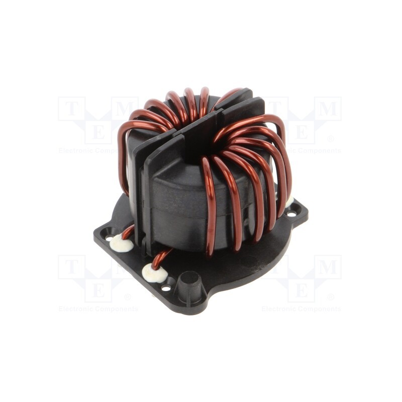 1 pcs x SCHAFFNER - RB6122-25-0M6 - Inductor: wire with current compensation, THT, 640uH, 25A, 2.7mΩ