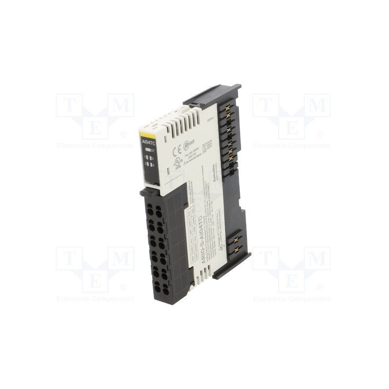 1 pcs x AUTONICS - ARIO-S-AI04TC - Analog input, 24VDC, IP20, IN: 4, 14.4x100x70mm, ARIO, -10÷55°C