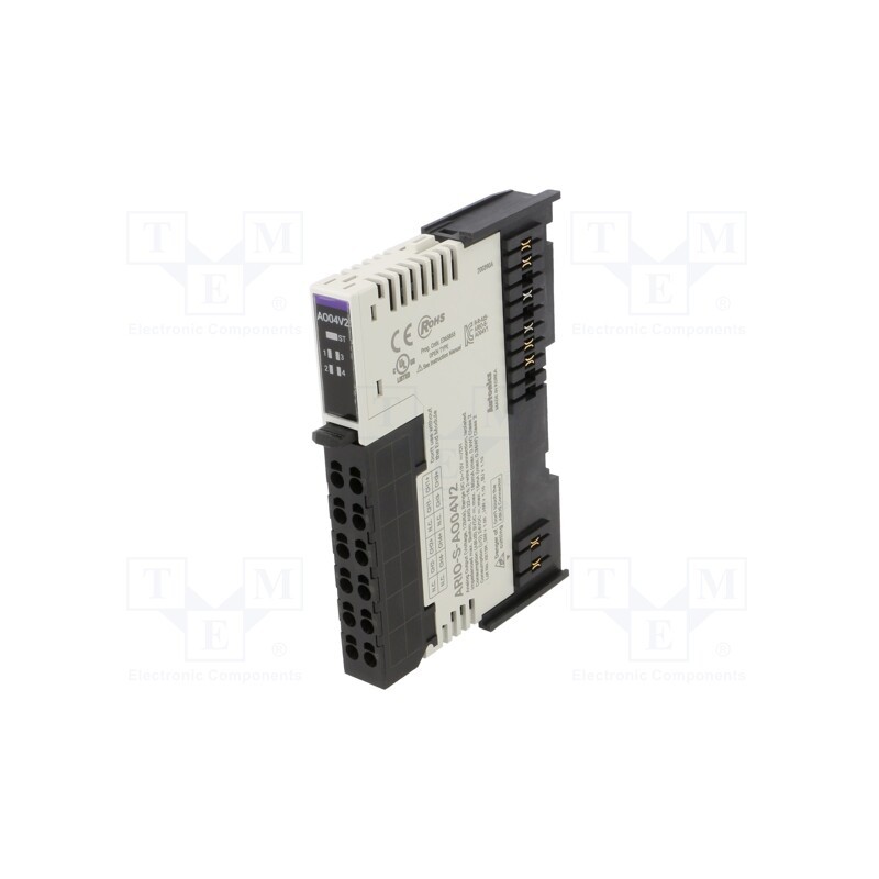 1 pcs x AUTONICS - ARIO-S-AO04V2 - Analog output, 24VDC, IP20, OUT: 4, 14.4x100x70mm, ARIO, -10÷55°C