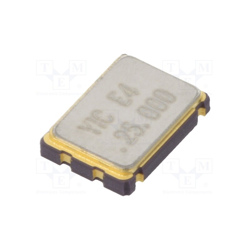 1 pcs x YIC - OSC25M-3.32/S7 - Generator: quartz, 25MHz, SMD, 3.3V, ±50ppm, -20÷70°C, 7x5x1.4mm