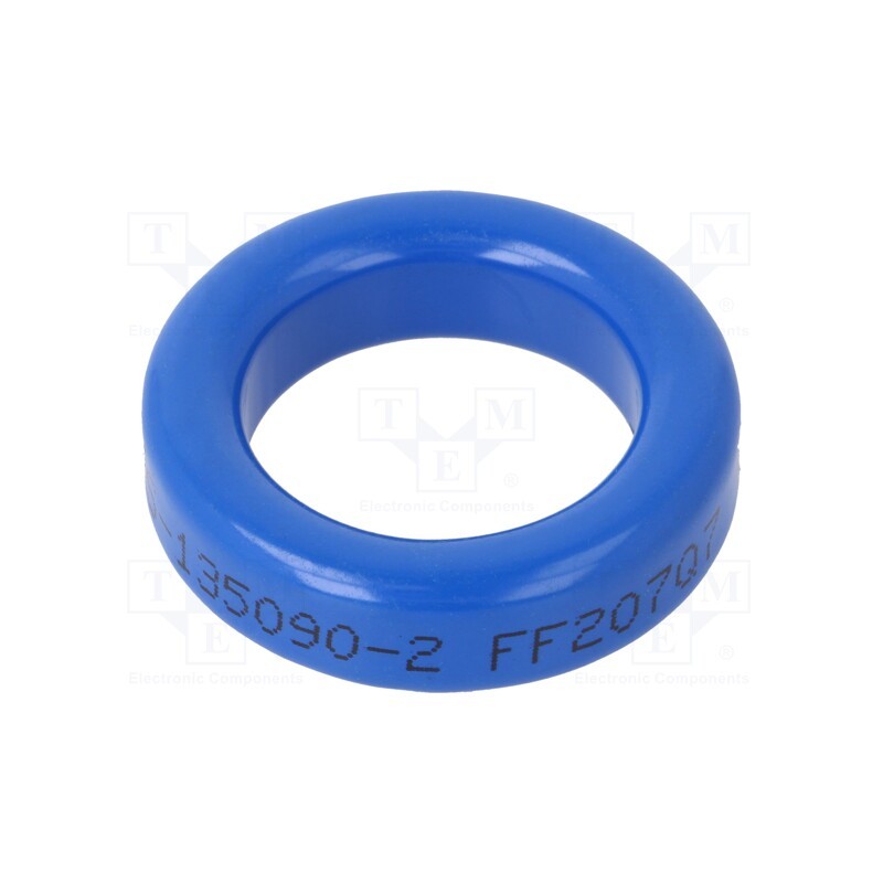 1 pcs x MICROMETALS - MS-135090-2 - Ferrite: toroidal, L: 8.89mm, Øint: 23.37mm, Øout: 34.29mm, 56nH